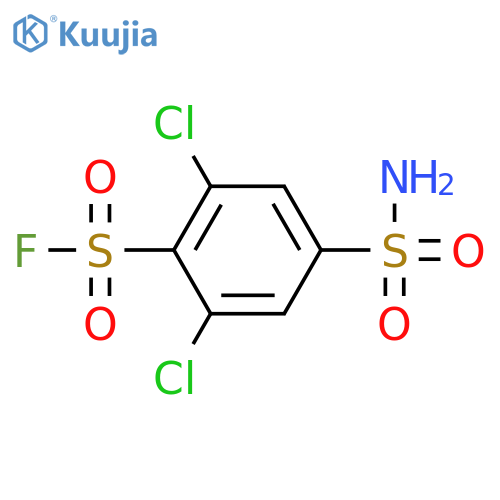2,6-Dichloro-4-sulfamoylbenzene-1-sulfonyl fluoride structure