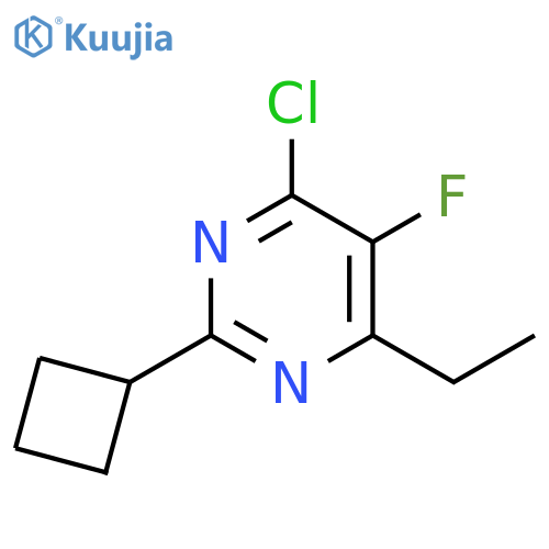 Pyrimidine, 4-chloro-2-cyclobutyl-6-ethyl-5-fluoro- structure