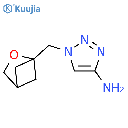 1-({2-oxabicyclo2.1.1hexan-1-yl}methyl)-1H-1,2,3-triazol-4-amine structure