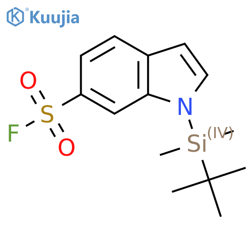 1-(tert-butyldimethylsilyl)-1H-indole-6-sulfonyl fluoride structure