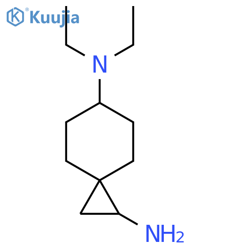 N6,N6-diethylspiro2.5octane-1,6-diamine structure