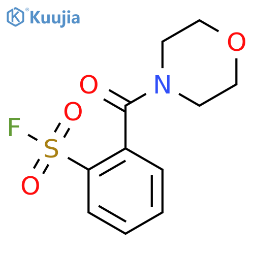 2-(Morpholine-4-carbonyl)benzene-1-sulfonyl fluoride structure
