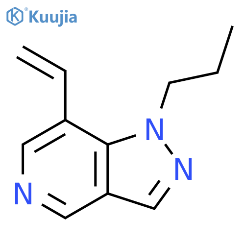 1H-Pyrazolo[4,3-c]pyridine, 7-ethenyl-1-propyl- structure