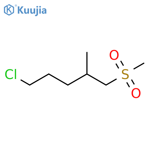 Pentane, 5-chloro-2-methyl-1-(methylsulfonyl)- structure