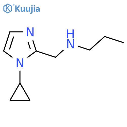 (1-cyclopropyl-1H-imidazol-2-yl)methyl(propyl)amine structure