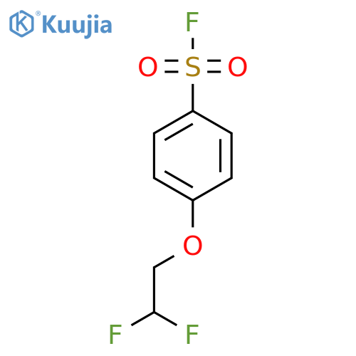 4-(2,2-Difluoroethoxy)benzene-1-sulfonyl fluoride structure
