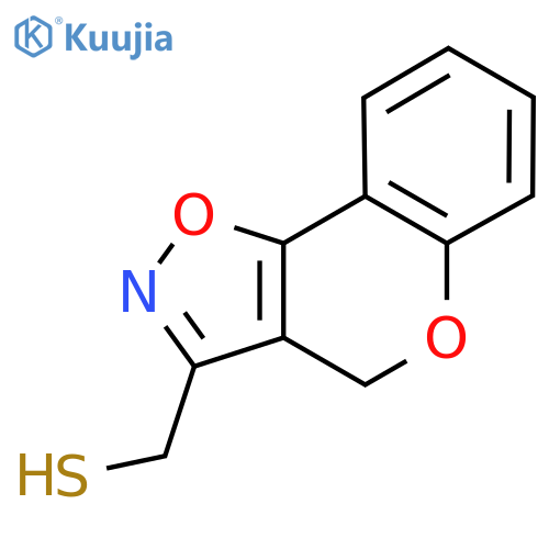 {4H-chromeno3,4-d1,2oxazol-3-yl}methanethiol structure
