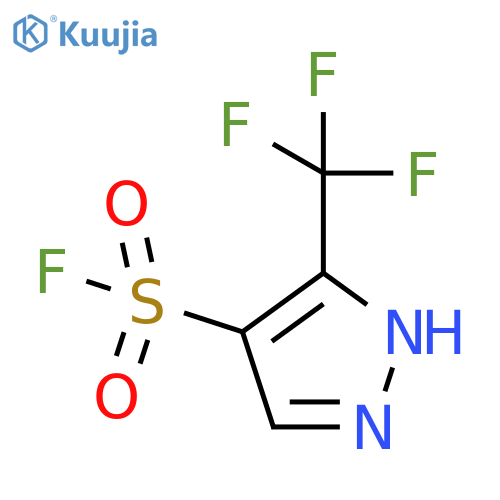 3-(trifluoromethyl)-1H-pyrazole-4-sulfonyl fluoride structure