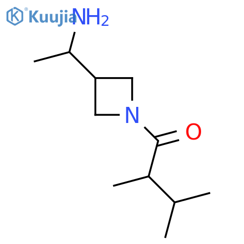 1-3-(1-aminoethyl)azetidin-1-yl-2,3-dimethylbutan-1-one structure
