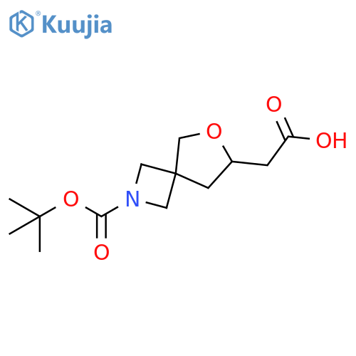 2-{2-[(tert-butoxy)carbonyl]-6-oxa-2-azaspiro[3.4]octan-7-yl}acetic acid structure
