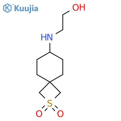 7-[(2-Hydroxyethyl)amino]-2lambda6-thiaspiro[3.5]nonane-2,2-dione structure