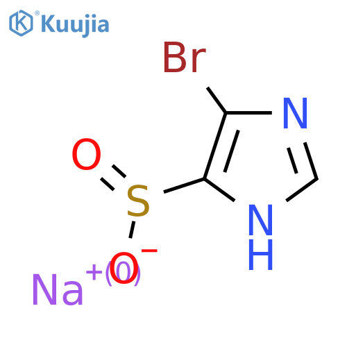 sodium 4-bromo-1H-imidazole-5-sulfinate structure