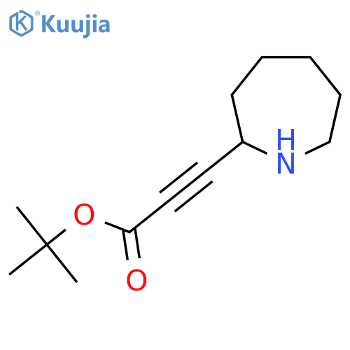Tert-butyl 3-(azepan-2-yl)prop-2-ynoate structure