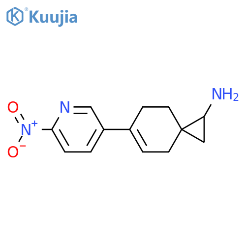 Spiro[2.5]oct-5-en-1-amine, 6-(6-nitro-3-pyridinyl)- structure