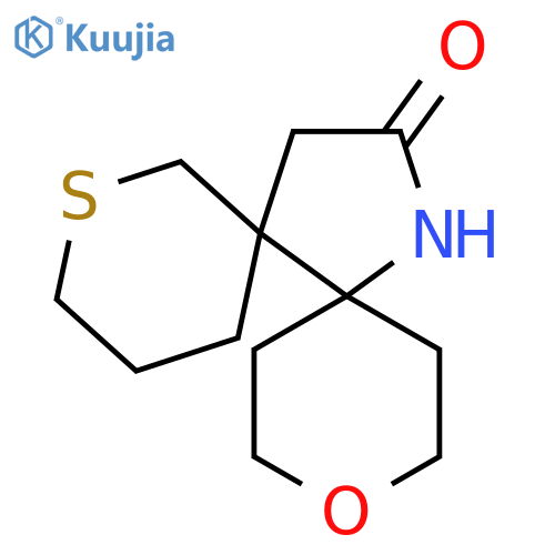10-Oxa-2-thia-13-azadispiro[5.0.5^{7}.3^{6}]pentadecan-14-one structure