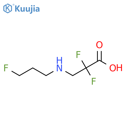 2,2-Difluoro-3-(3-fluoropropylamino)propanoic acid structure