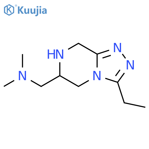1,2,4-Triazolo[4,3-a]pyrazine-6-methanamine, 3-ethyl-5,6,7,8-tetrahydro-N,N-dimethyl- structure