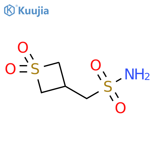 3-Thietanemethanesulfonamide, 1,1-dioxide structure