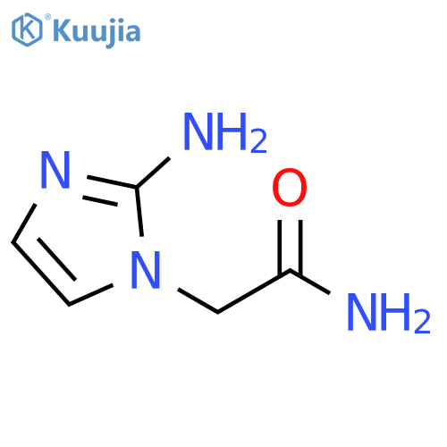 1H-Imidazole-1-acetamide, 2-amino- structure