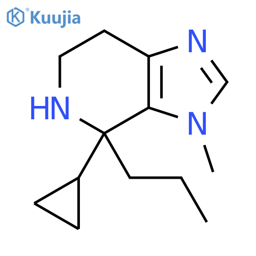 4-cyclopropyl-3-methyl-4-propyl-3H,4H,5H,6H,7H-imidazo4,5-cpyridine structure
