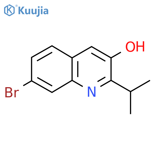 7-Bromo-2-(propan-2-yl)quinolin-3-ol structure