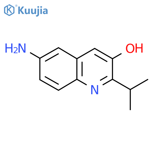 6-Amino-2-(propan-2-yl)quinolin-3-ol structure