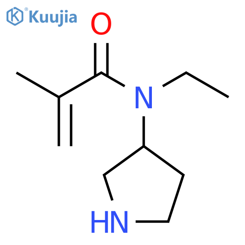 2-Propenamide, N-ethyl-2-methyl-N-3-pyrrolidinyl- structure