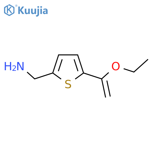 [5-(1-Ethoxyethenyl)thiophen-2-yl]methanamine structure