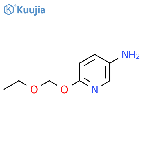 6-(ethoxymethoxy)pyridin-3-amine structure