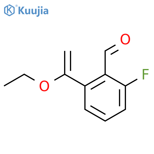 2-(1-Ethoxyethenyl)-6-fluorobenzaldehyde structure