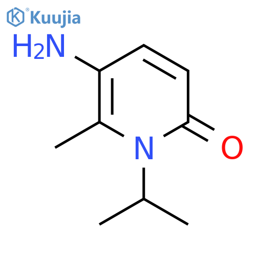 5-amino-6-methyl-1-(propan-2-yl)-1,2-dihydropyridin-2-one structure