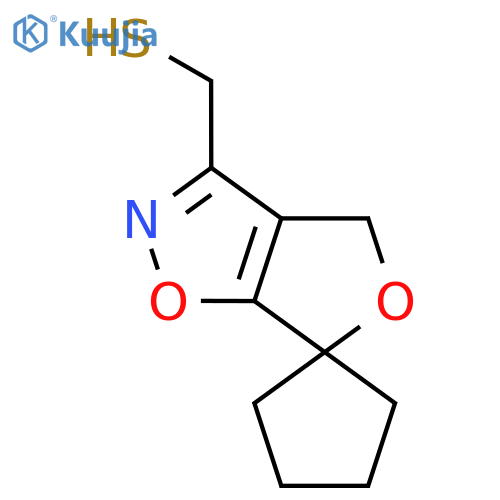 {4'H-spirocyclopentane-1,6'-furo3,4-d1,2oxazole-3'-yl}methanethiol structure