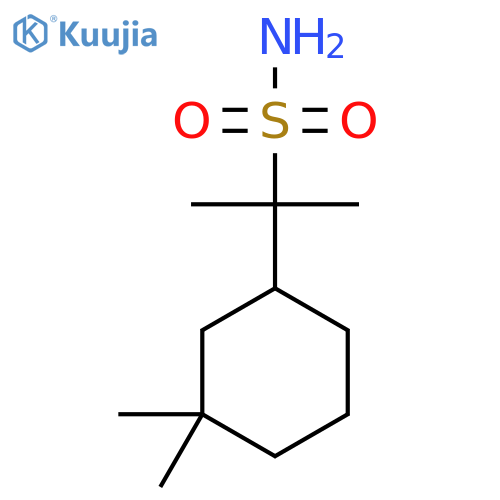 2-(3,3-dimethylcyclohexyl)propane-2-sulfonamide structure