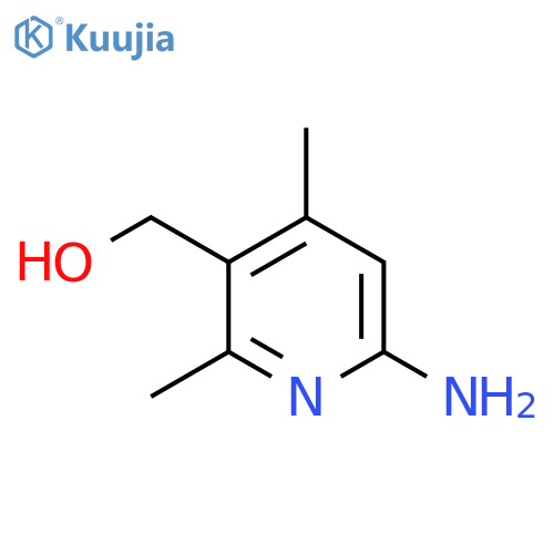 3-Pyridinemethanol, 6-amino-2,4-dimethyl- structure