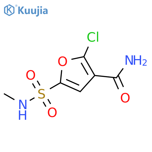 3-Furancarboxamide, 2-chloro-5-[(methylamino)sulfonyl]- structure