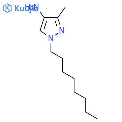 3-methyl-1-octyl-1H-pyrazol-4-amine structure
