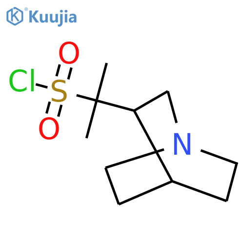 2-{1-azabicyclo2.2.2octan-3-yl}propane-2-sulfonyl chloride structure