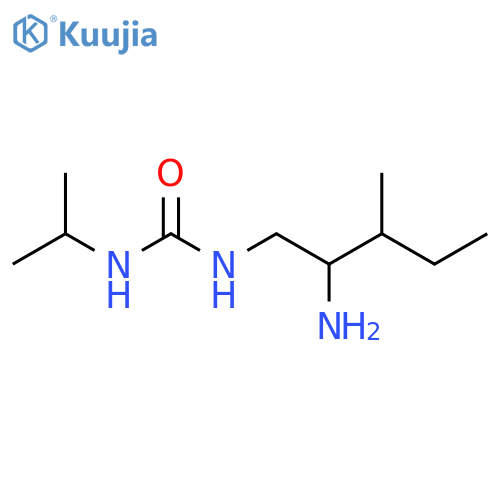 1-(2-amino-3-methylpentyl)-3-(propan-2-yl)urea structure