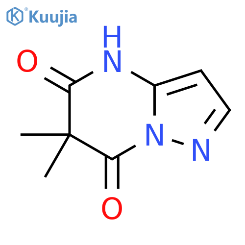 5-hydroxy-6,6-dimethyl-6H,7H-pyrazolo1,5-apyrimidin-7-one structure