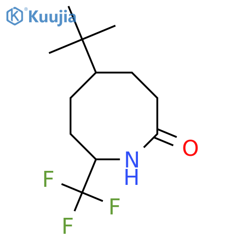 5-tert-butyl-8-(trifluoromethyl)azocan-2-one structure