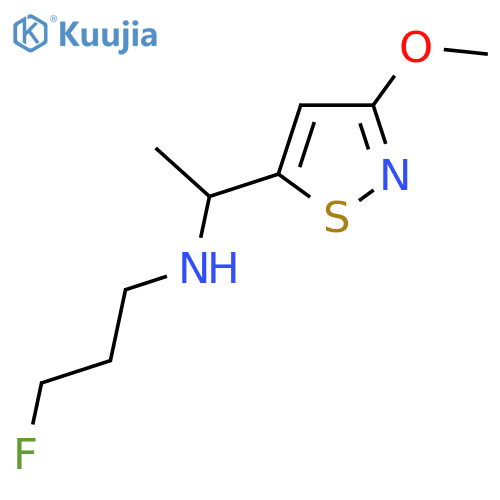 (3-fluoropropyl)1-(3-methoxy-1,2-thiazol-5-yl)ethylamine structure