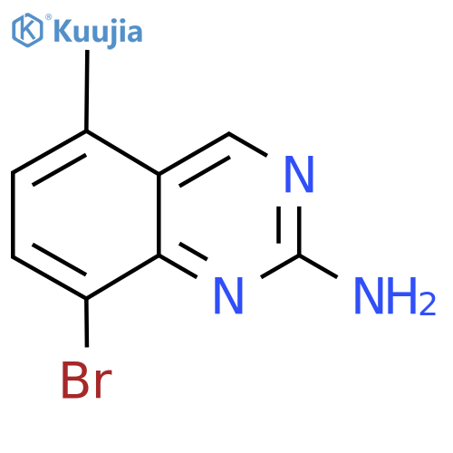 8-bromo-5-methylquinazolin-2-amine structure