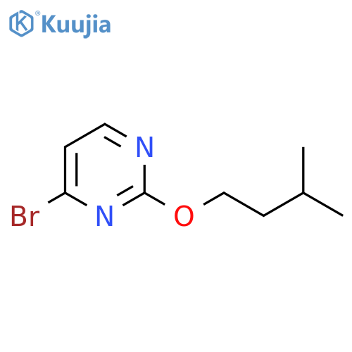 4-bromo-2-(3-methylbutoxy)pyrimidine structure
