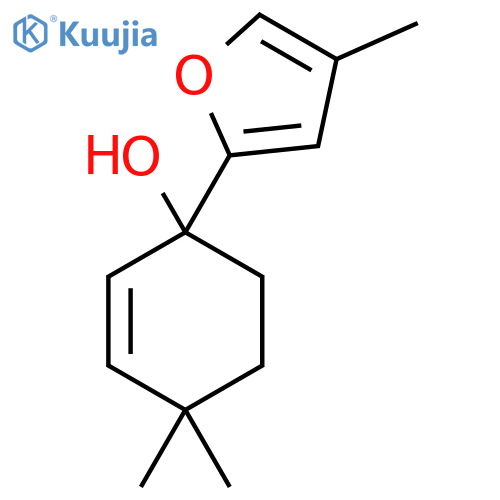 4,4-Dimethyl-1-(4-methylfuran-2-yl)cyclohex-2-en-1-ol structure
