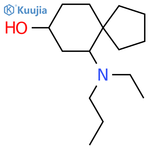 6-[Ethyl(propyl)amino]spiro[4.5]decan-8-ol structure