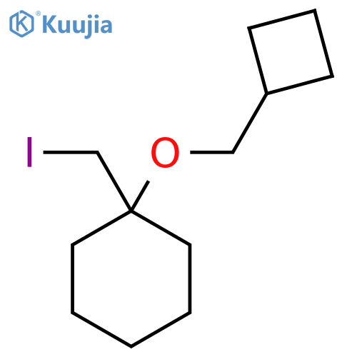 1-(cyclobutylmethoxy)-1-(iodomethyl)cyclohexane structure