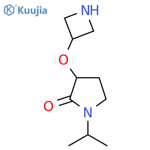 3-(azetidin-3-yloxy)-1-(propan-2-yl)pyrrolidin-2-one structure