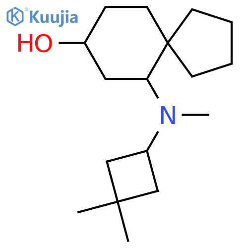 6-[(3,3-Dimethylcyclobutyl)(methyl)amino]spiro[4.5]decan-8-ol structure