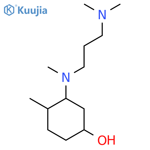 3-{[3-(Dimethylamino)propyl](methyl)amino}-4-methylcyclohexan-1-ol structure