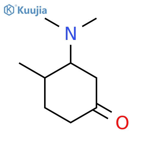 3-(Dimethylamino)-4-methylcyclohexan-1-one structure